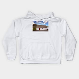 Irish Thatched Cottage Kids Hoodie